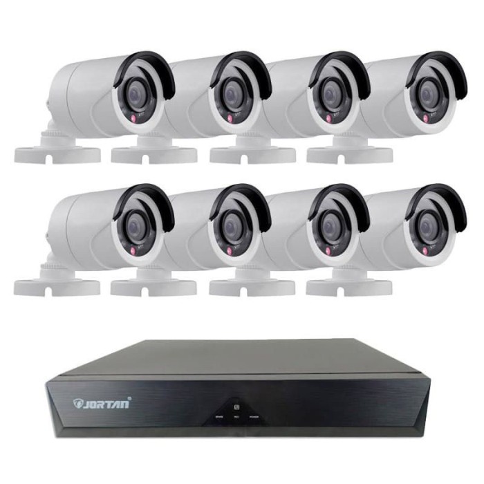 Sistem de supraveghere Jortan, 8 camere, HDMI, Wireless