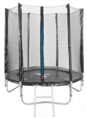 Skipjump GS06 plasă, pentru exterior, pentru trambuline, PE, negru, 183 cm foto