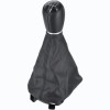 Manson schimbator si maner piele ecologica dedicat Seat Leon 1 cu 5 viteze, rama prindere, culoare negru