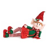 Figurina Elf Fetita textil multicolor 50x12x38 cm