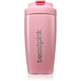 BeastPink Thermo Mug cană termoizolantă cu pai culoare Pink 500 ml