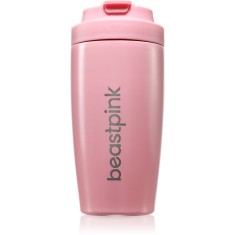 BeastPink Thermo Mug cană termoizolantă cu pai culoare Pink 500 ml