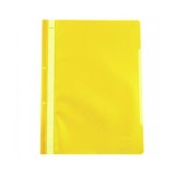 Dosar A4 cu sina si perforatii, Galben, 50/set Noki