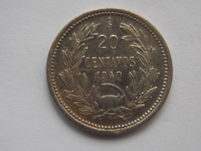20 CENTAVOS 1940 CHILE foto