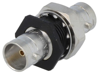 Conector BNC Soclu Ecranat 75&amp;Omega; Aurit foto