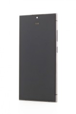 LCD Samsung Galaxy S24 Ultra, SM-S928, Negru + Rama, Small Glass