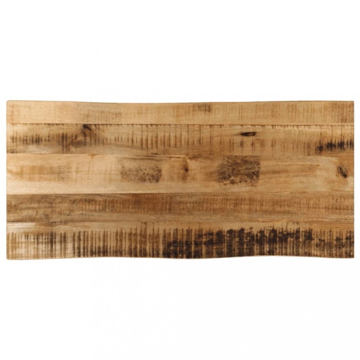 Gossi blat de masa contur organic 90x40x2,5 cm lemn masiv mango brut