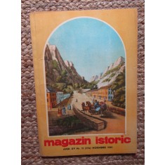 REVISTA MAGAZIN ISTORIC (NOIEMBRIE, 1981)