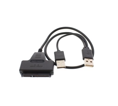 Cablu adaptor USB2.0 la SATA SSD HDD 2.5&amp;quot; foto