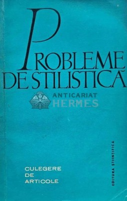Probleme de stilistica - 1964 (AJ74) foto