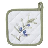 Cumpara ieftin Servet termic bumbac multicolor Masline 16x16 cm