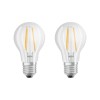 Set 2 Becuri LED Osram A60, 7W (60W), 806lm, E27, 2700K, Lumina Calda