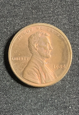 Moneda One cent 1984 USA foto