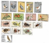 Romania - Marci diverse (34 buc.), 1990-1996 - valori obliterate