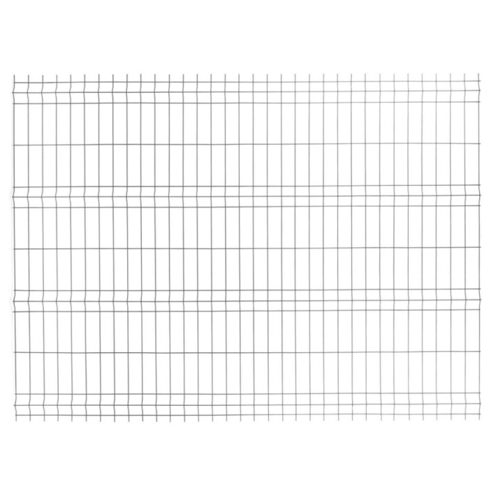 Panou gard zincat bordurat Light, gri, 1500 x 2000 mm