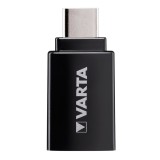 Adaptor OTG USB 3.0 la USB Type-C Varta, Negru