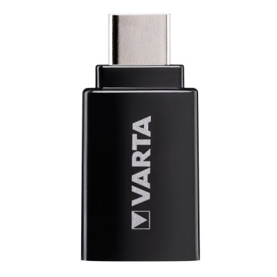 Adaptor OTG USB 3.0 la USB Type-C Varta, Negru foto