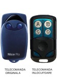 Telecomanda inlocuitoare poarta garaj Nice Flo 2 R-S cu cod programabil 1024 de combinatii si DIP-SWITCH 433.92MHz /cu functie d