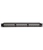 Patch panel 24 porturi RJ45 FTP cat5E montabil in rack 19&quot; 1U