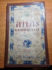 atlas geografic - din anul 1929 - harti romania mare