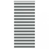 VidaXL Jaluzea tip zebra gri &icirc;nchis lățime țesătură 90,9 cm poliester