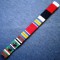 M.171 USA SUA 3 BARETE ETO CAMPAIGN 2S + VICTORY + OCCUPATION SERVICE RIBBON