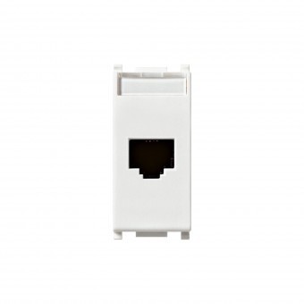 Vimar Priza RJ45, UTP, 1modul, alb