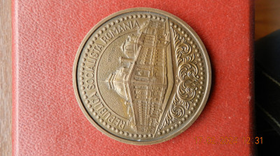 medalie CENTENARUL SISTEMULUI MONETAR NATIONAL 1867 1967 foto