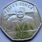 50 pence 2020 Isle of Man , Winston Churchill- V for Victory, unc-Aunc