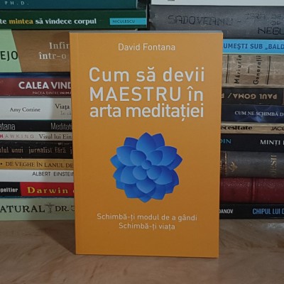 DAVID FONTANA - CUM SA DEVII MAESTRU IN ARTA MEDITATIEI , 2018 * foto