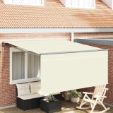 Cortina Retractabilă Manual Crem 350 x 250 cm Tesatura
