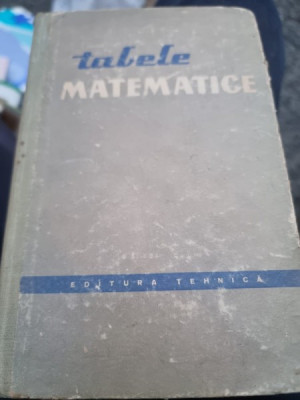 Tabele Matematice foto