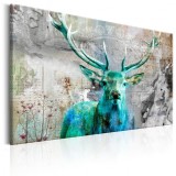 Cumpara ieftin Tablou - Green Deer 90x60 cm