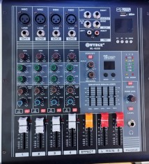 MIXER AUDIO PROFESIONAL AMPLIFICAT,900 WATT,AFISAJ,BLUETOOTH,SUNET HI-FI,NOU!