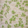 Tapet Caramida Iedera Frunze Gri Maro Verde Bucatarie Palitra 15021-12 Vinil Lavabil 53cm x 10m