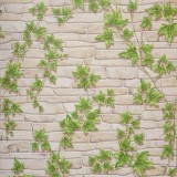 Tapet Caramida Iedera Frunze Gri Maro Verde Bucatarie Palitra 15021-12 Vinil Lavabil 53cm x 10m