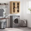 VidaXL Dulap TV montat pe perete, stejar sonoma, 69,5x34x90 cm