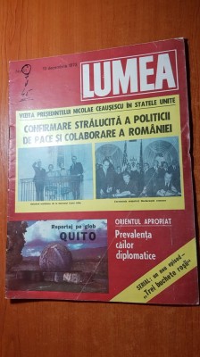revista lumea 13 decembrie 1973 foto