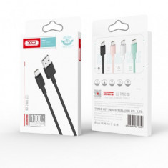 Cablu de date si Incarcare, XO-NB156, Micro USB 2,4A, 1 m, Roz, Blister