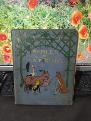 Fables de La Fontaine, illustrations de Henry Morin, Paris circa 1910, 194 foto