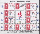 Franta 1991 - Jocurile Olimpice - Albertville, Bloc, MNH, Nestampilat