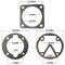 Set garnituri cap compresor 80mm SPC115