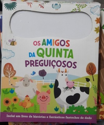 Os amigos da quinta preguicosos (Prietenii lenesi de la ferma - carte in limba portugheza) foto