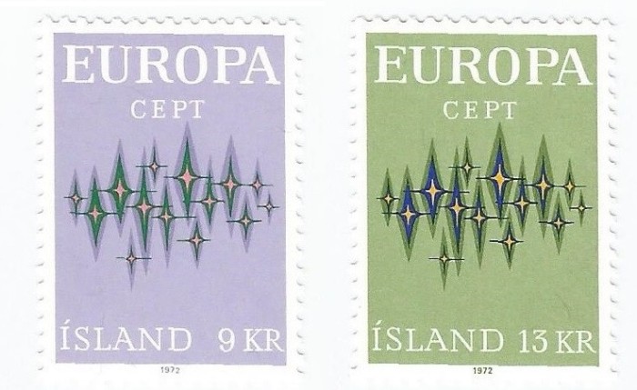 |Islanda, Europa CEPT, 1972, MNH