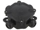 Carcasă cutie conexiuni SEZ DK 6455-12 5.P/5 ACIDUR 3, 125x45x125mm pentru perete