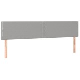 Cumpara ieftin Tablii de pat, gri deschis, 180x5x78/88 cm, textil