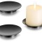 Set 3 suporturi pentru lumanari rotunde Inweder, 11 cm - RESIGILAT
