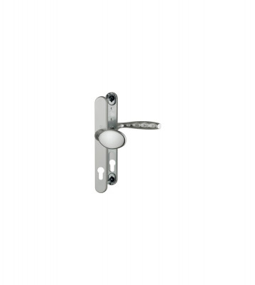 Maner usa exterior Hoppe New York buton-maner cu sild pentru cilindru material aluminiu culoare titan , 92 x 30 mm foto