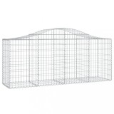 Cumpara ieftin Cos gabion arcuit 200x50x80/100 cm fier galvanizat