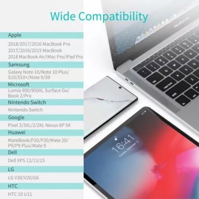 Cablu USB Type C - USB Type C PD 100W 1.8m gri Choetech XCC-1002-GY foto